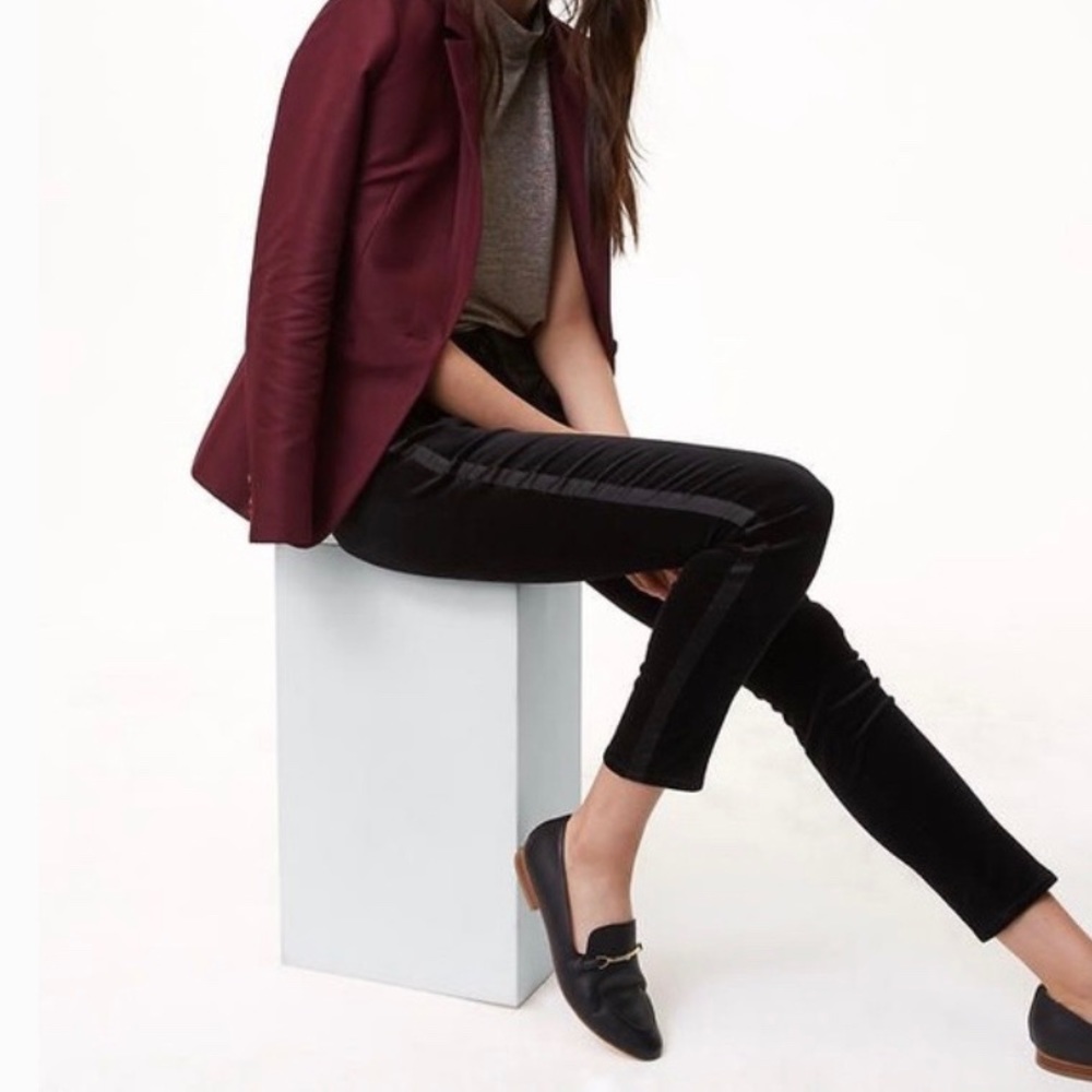 Ann Taylor Loft Skinny Tuxedo Pants